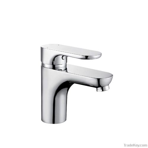 single lever brass bathroom washbasin faucet