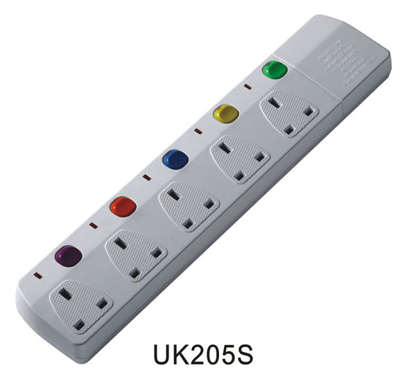 Extension Socket With Individual Switches