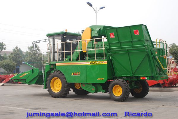 5 rows corn combine harvester