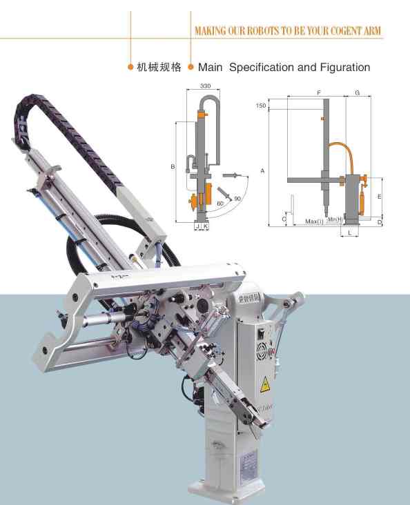 Manipulator for Injection Molding Machine (SCS-Series)