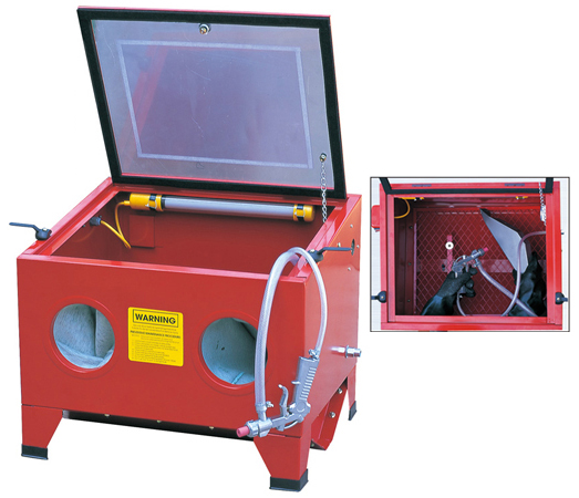 Mini sand blaster cabinet