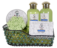 green bath &amp; body gift sets