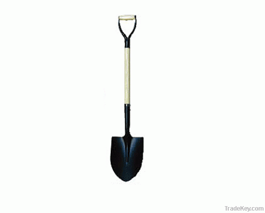 shovel with teeth and steel handle