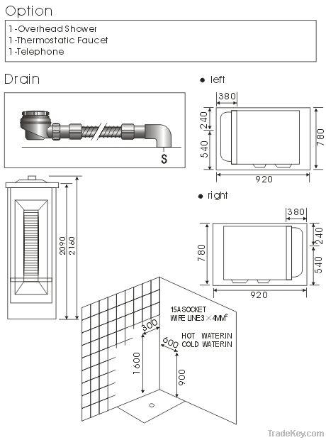 36"X31" cUPC cETL CE JACUZZI STEAM SHOWER