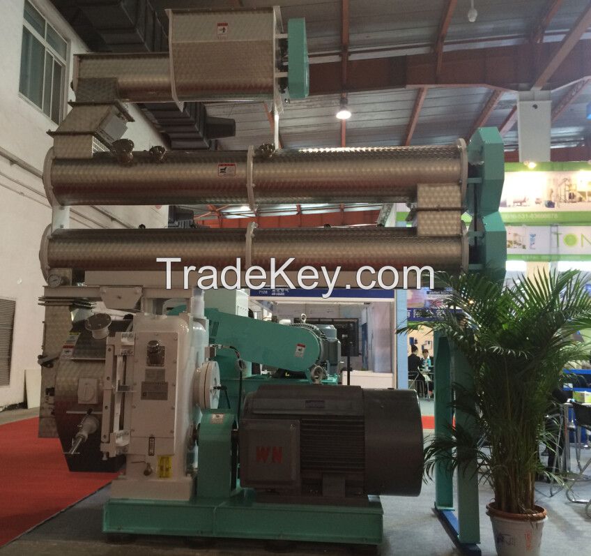 Chicken feed pellet production line, feed pellet making machine,SZLH feed pellet mill