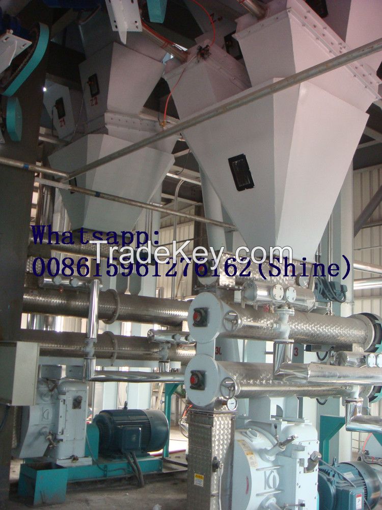 Complete poultry&livestock feed pellet production line with high quality and competitive price