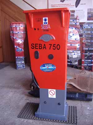 SEBA 750 BOX TYPE USED HYDRAULIC BREAKERS