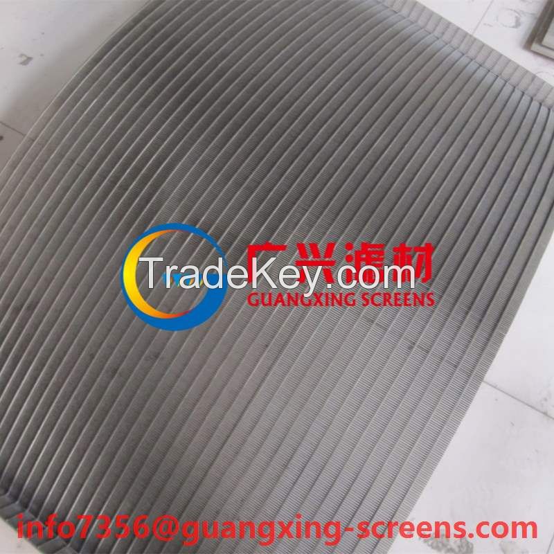 wedge wire sieve bend screens