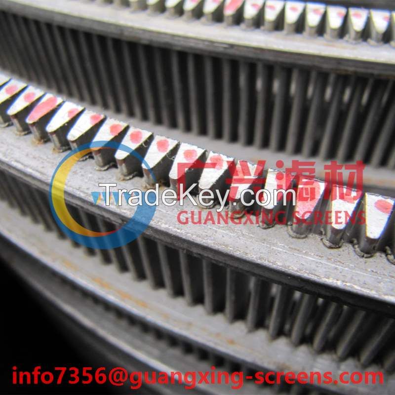 wedge wire sieve bend screens