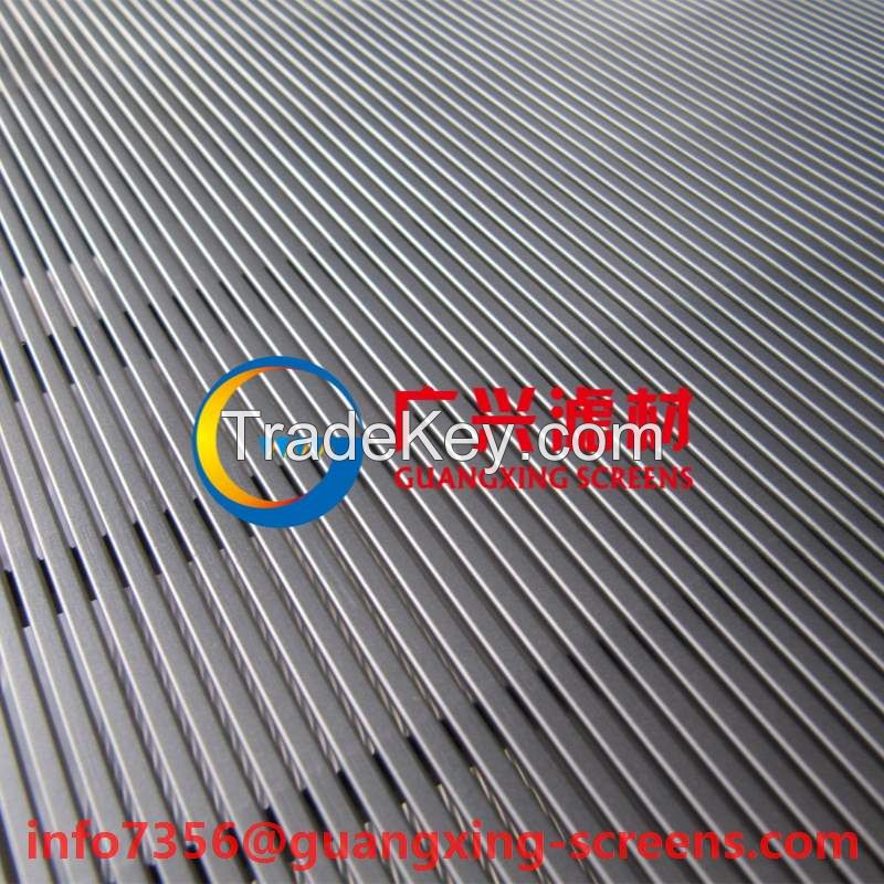 wedge wire screen panel