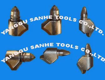 round shank cutter bits with holders