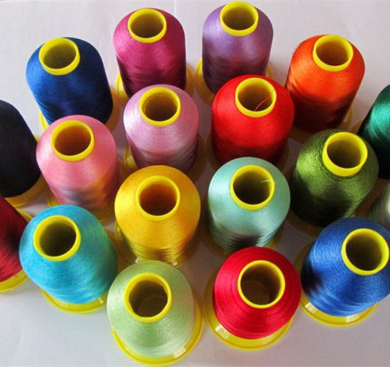 Polyester embroidery thread