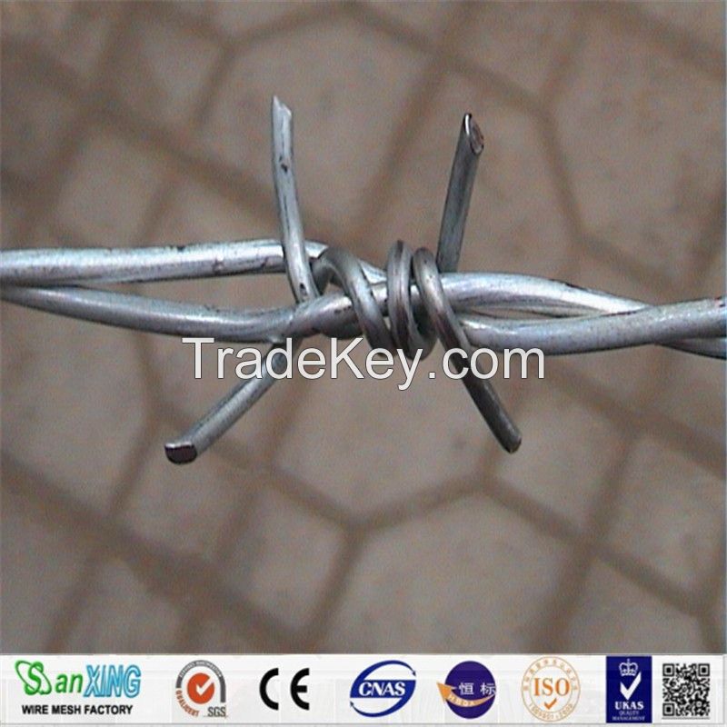 China Suppliers High Quality Cheap Double Strand Common Twisted Barbed Wire Fence