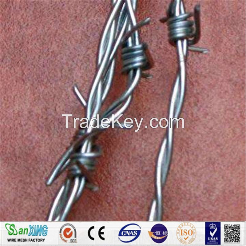 China Suppliers High Quality Cheap Double Strand Common Twisted Barbed Wire Fence