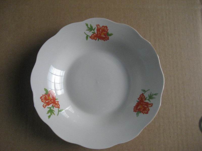 Decal Porcelain Bowl