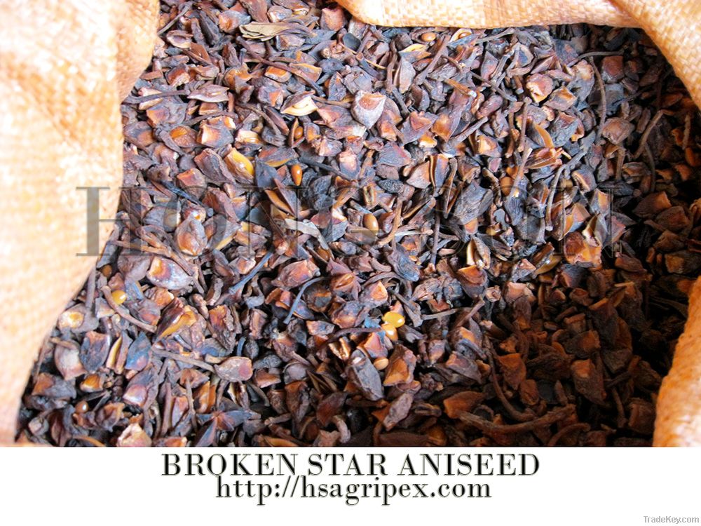 Broken star aniseed (broken star anise)