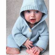 Baby's Long Sleeve With Hooded Cardigan sweaters