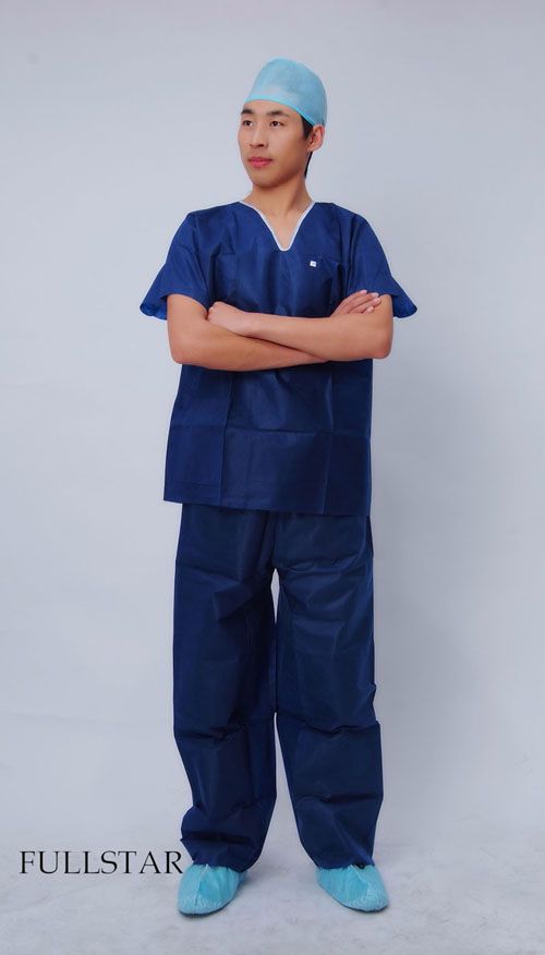 Disposable Hospital SMMS Scrub Suit