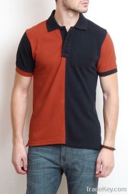 Men Contrast Color T-shirt