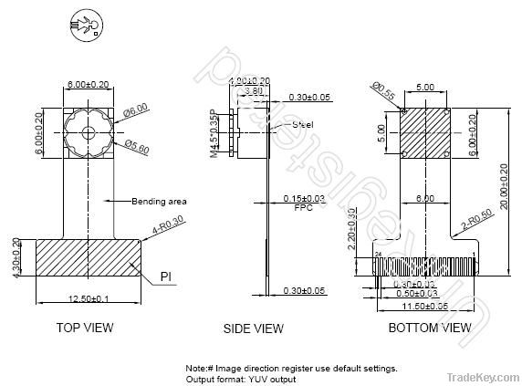 Ultra low-cost VGA sensor camera module, GC0309 sensor made in China