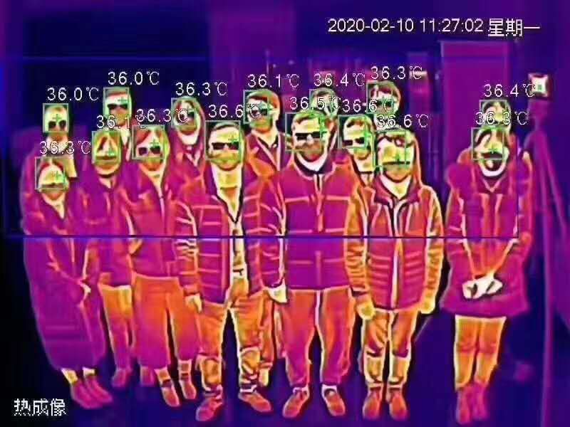 AI Intelligent Infrared Thermography Body Temperature Detector