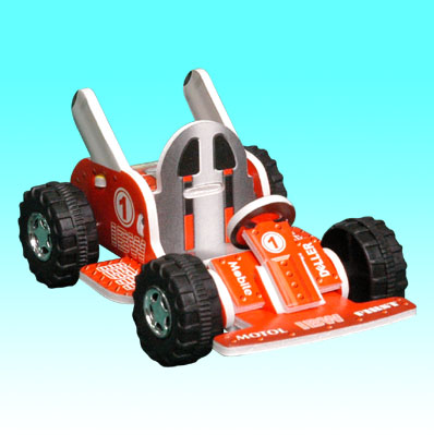 car puzzle model