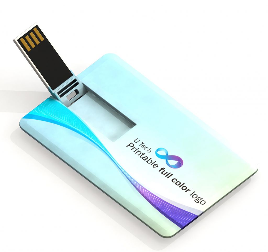 Bank Card USB flash drive with custom full color printing