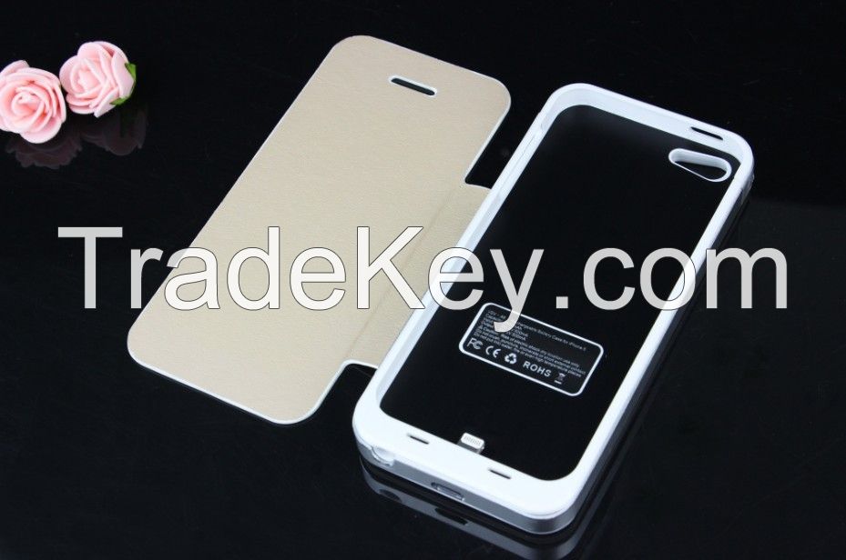 Rechargeable external battery phone case