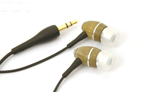 QF-A24 wooden case earphone