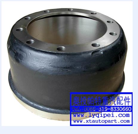 brake drum and wheel hub