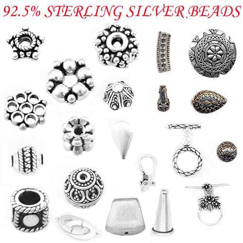 Sterling - Vermeil Silver Beads