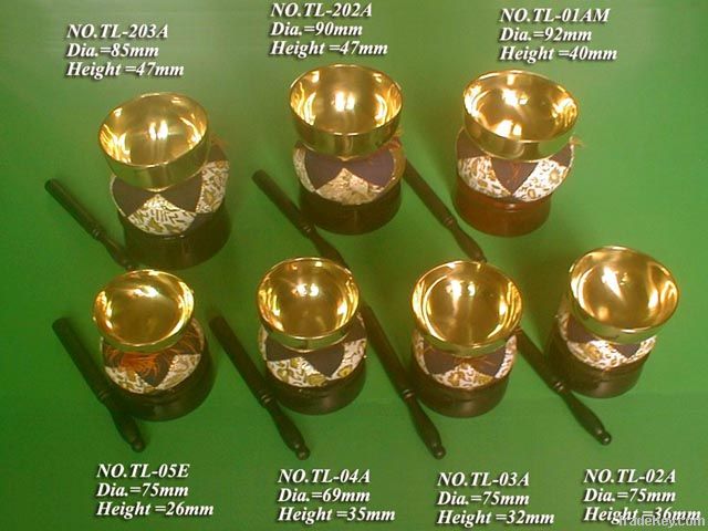 Brass Singing Bowl Set