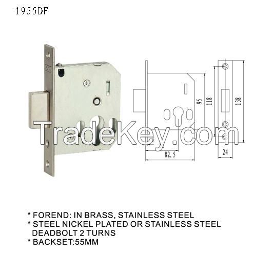 door lock body mortise lock