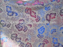 multi-color flock fabric