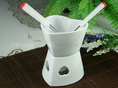 Porcelain Fondue set