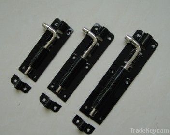 BLACK &quot;F&quot; TYPE TOWER BOLTS, DOOR AND WINDOW BOLT