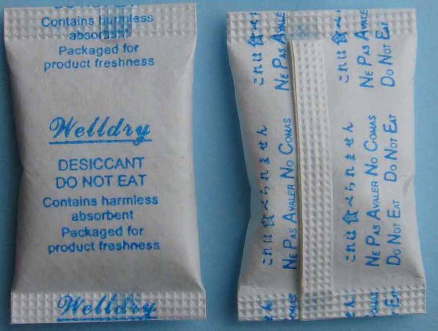 SILICA GEL DESICCANT IN TYVEK BAG