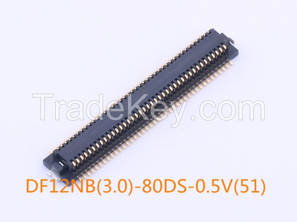 HRS connector DF12NB(3.0)-80DS-0.5V(51)board to board connector spacing 0.5mm Pitch 80Pin