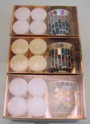 5pc votive candle gift set