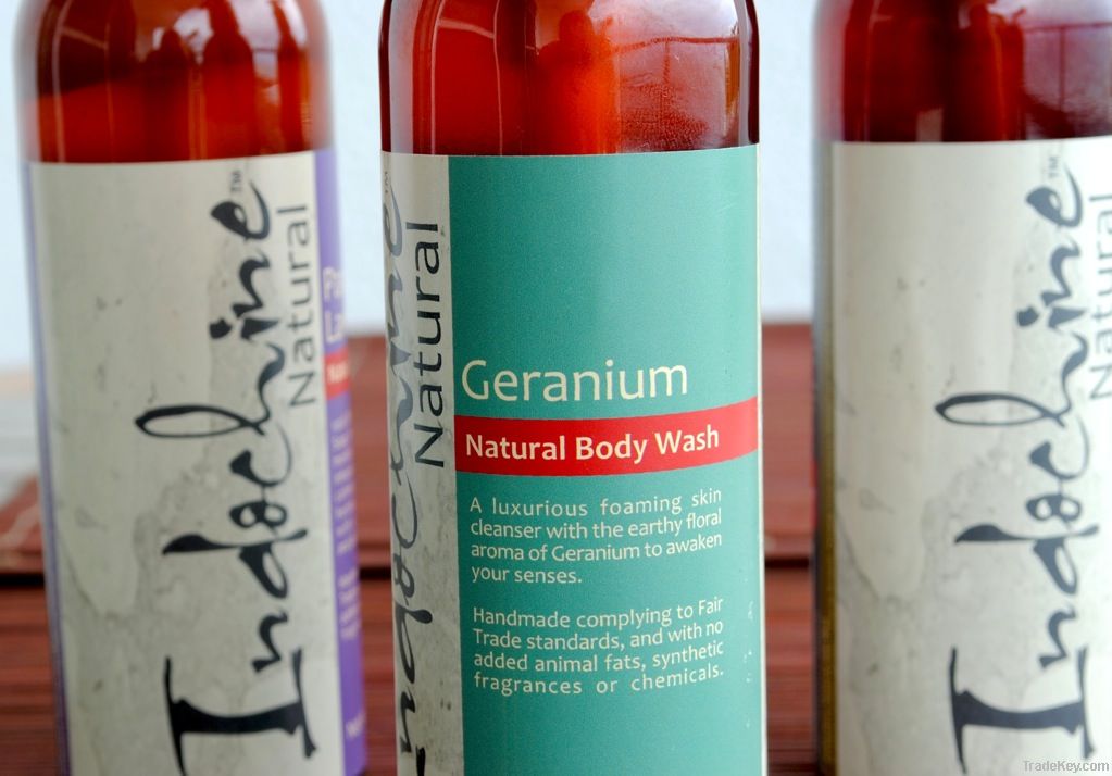 GERANIUM NATURAL ORGANIC BODY WASH