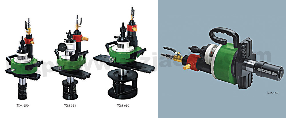 pneumatic pipe beveller