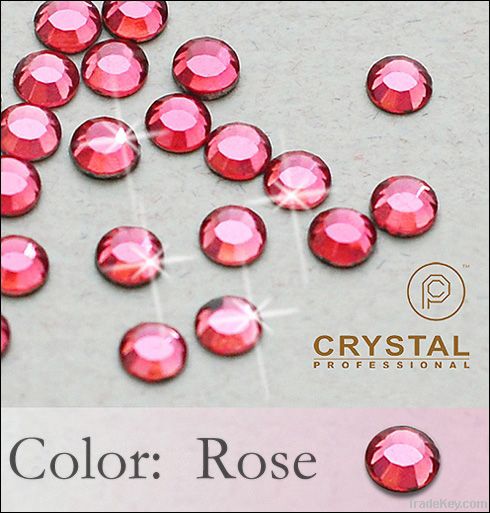 Rose Hot Fix Rhinestones / Iron On Rhinestones