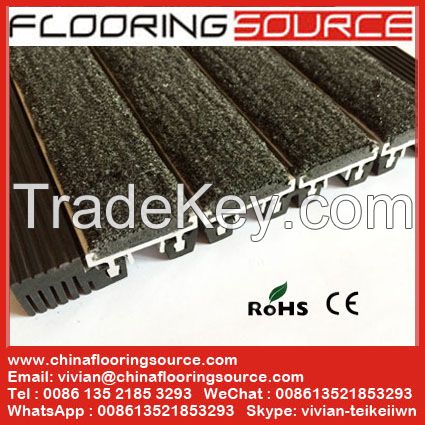 Aluminum Floor Matting Heavy Duty Entrance for high heavy traffic Roll-up Matting