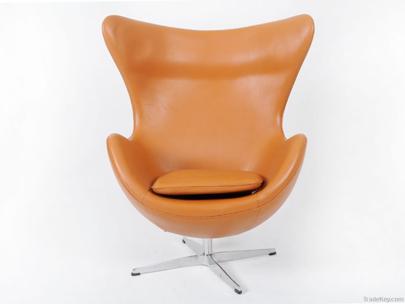 Arne Jacobsen Egg Chair, leather Egg chair