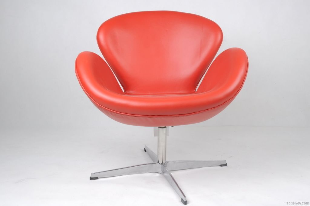 Leather Swan chair, Arne Jacobsen swan chair in leather or cashmere