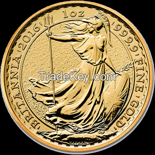 Gold Britannia 1 ounce Coins