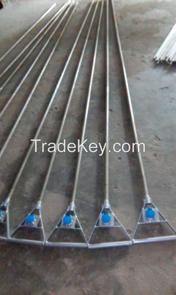 Lance assembly for Thermocouple Tips for molten metal temperature.