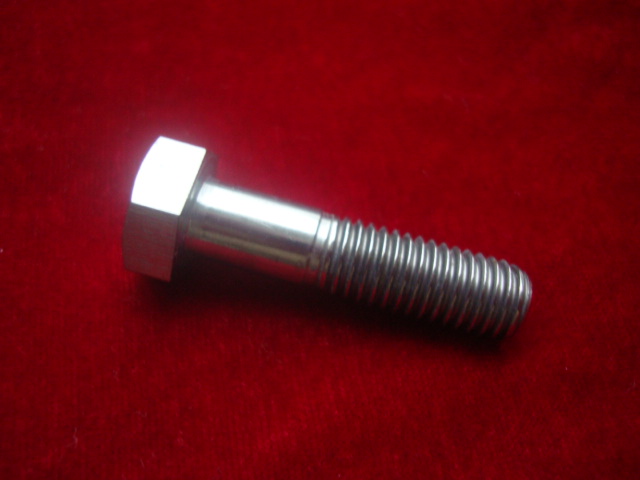 Titanium hex bolt