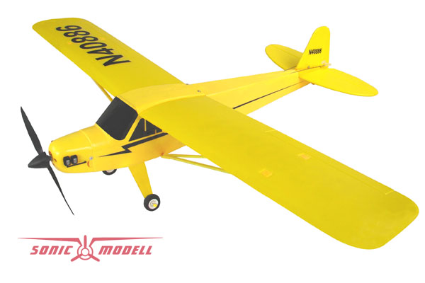 J-3 Piper Cub 2.4GHz 3Ch Radio Remote Controlled RC War bird Airplane