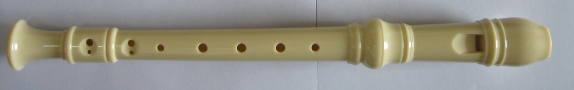 8-hole plastic recorder